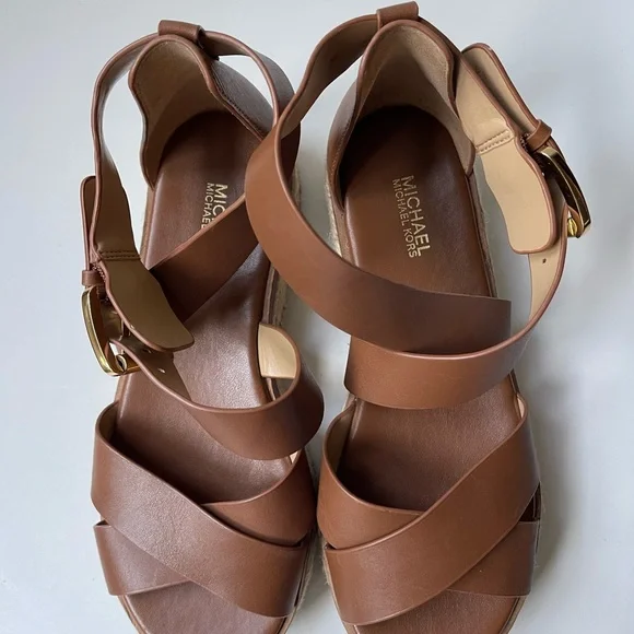 Michael Kors Abbot Sandals Wedge Espadrille - Picture 4 of 10